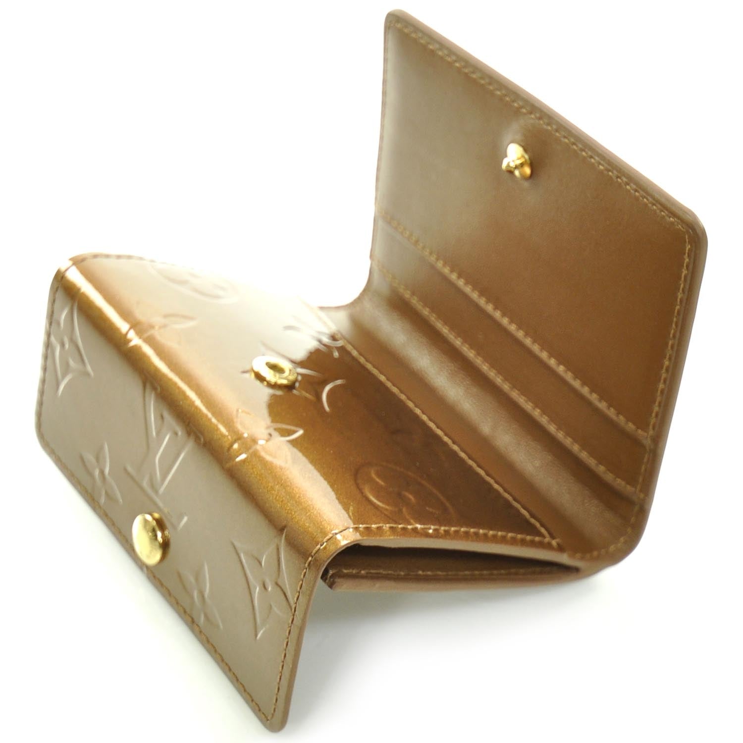 Louis Vuitton Vernis Ludlow Wallet Bronze 8 of 10