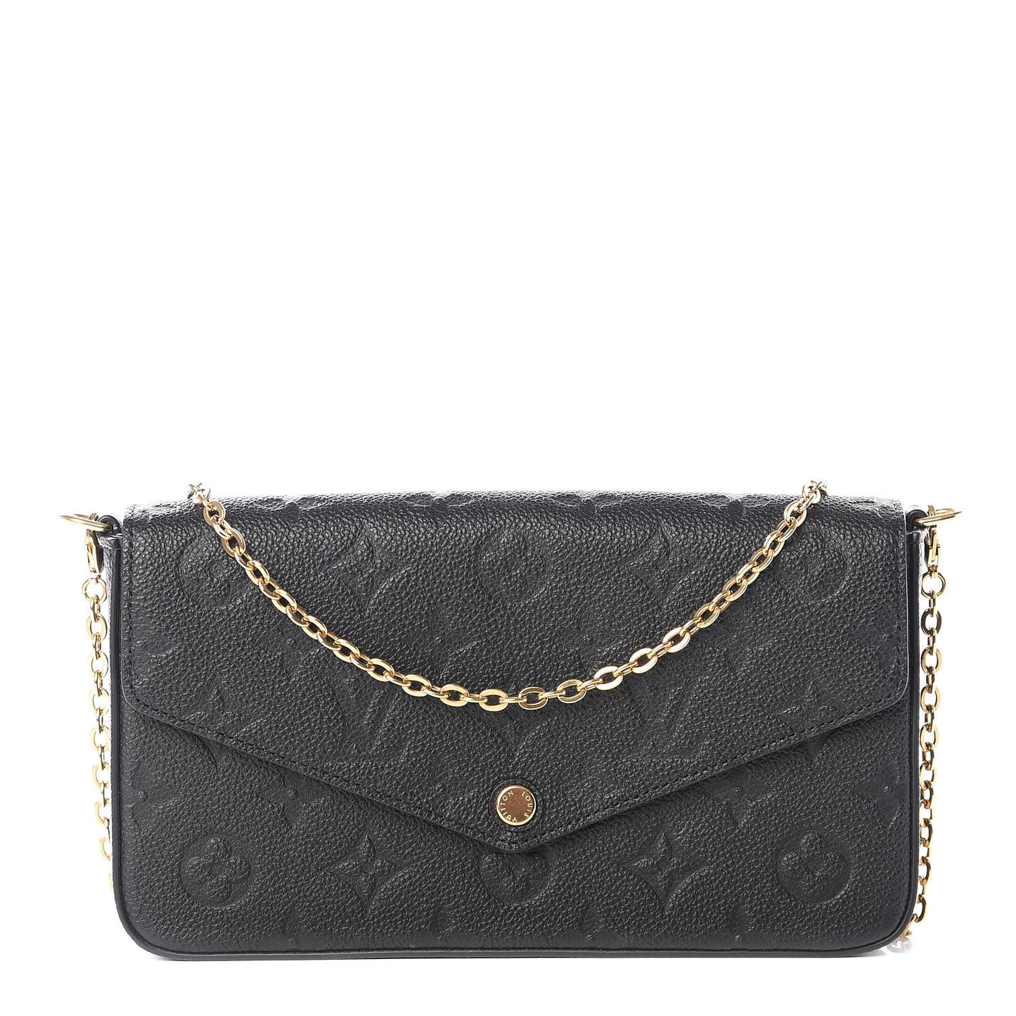 Empreinte Pochette Felicie Chain Wallet Black