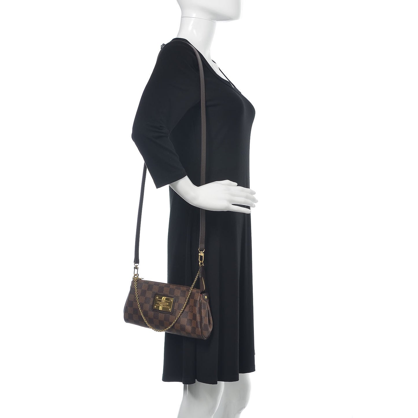Damier Ebene Eva Clutch