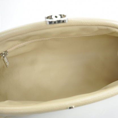 Chanel Caviar Quilted Timeless Clutch Beige Clair 7 of 13