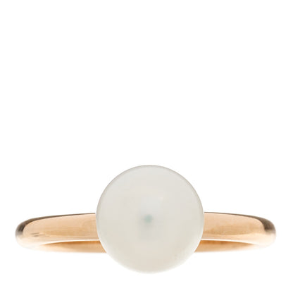 Tiffany 18K Rose Gold Pearl 8mm HardWear Ball Ring 50 5.25 1 of 5