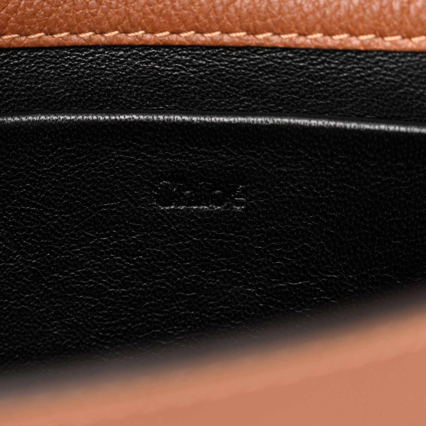Calfskin Small Nile Bracelet Minaudiere Bag Caramel