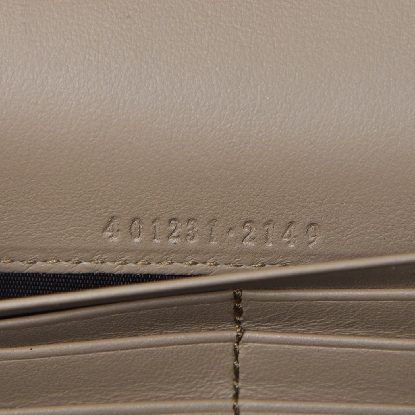 GG Supreme Monogram Mini Dionysus Chain Wallet Beige Taupe