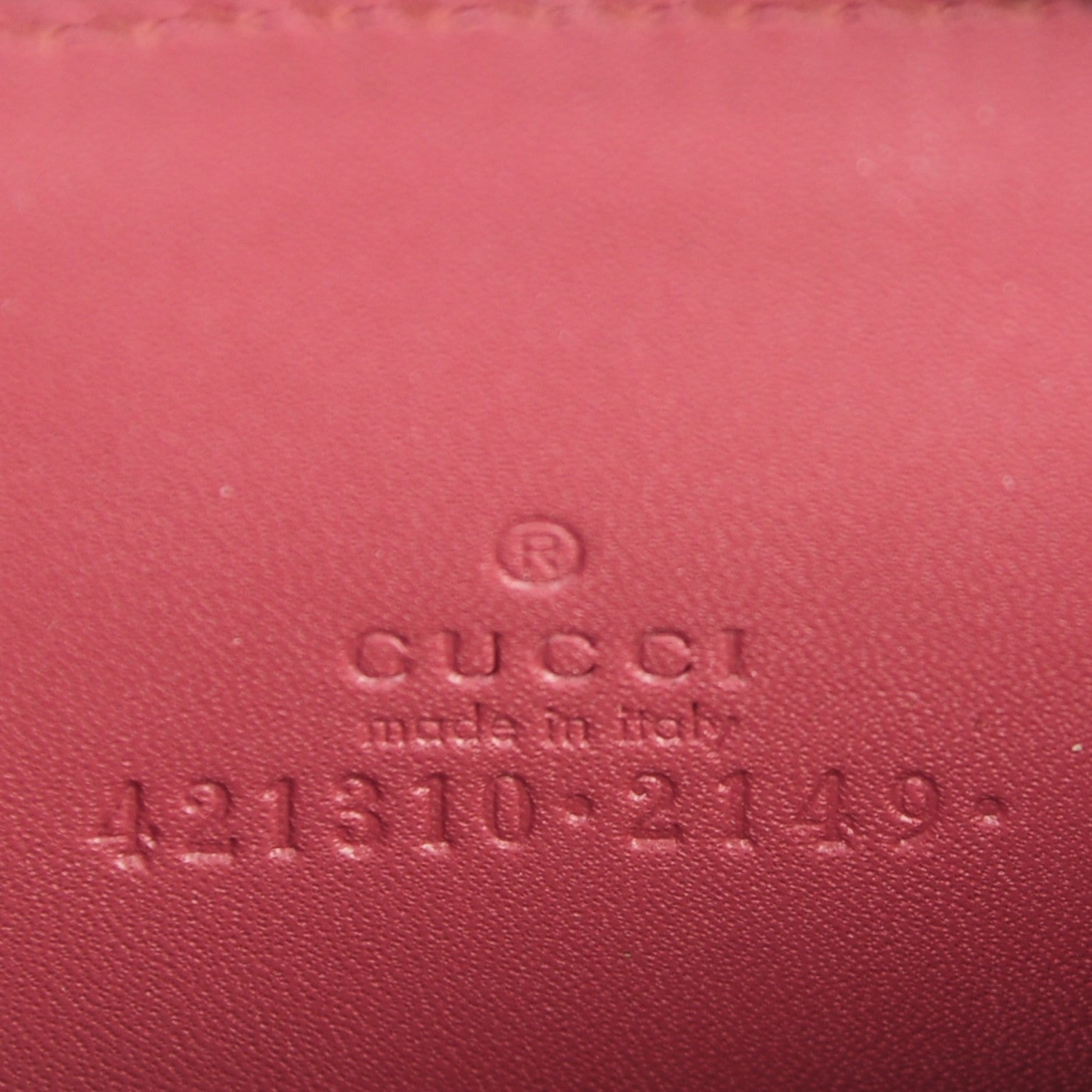 Gucci GG Supreme Monogram Blooms Zip Around Card Case Wallet Beige Multicolor Dry Rose 6 of 6