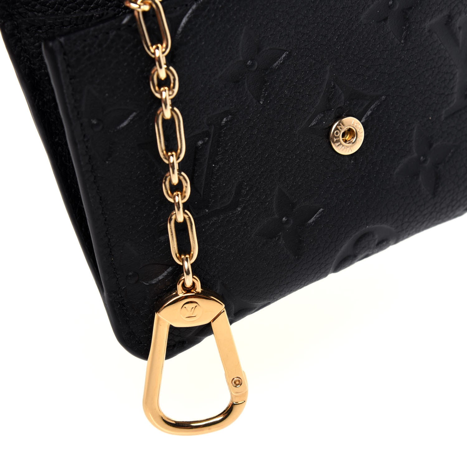 Louis Vuitton Empreinte Key Pouch Black 8 of 11