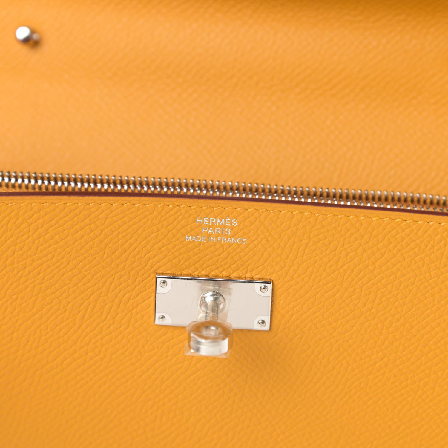 Hermes Epsom Kelly Wallet To Go Jaune Ambre 6 of 11