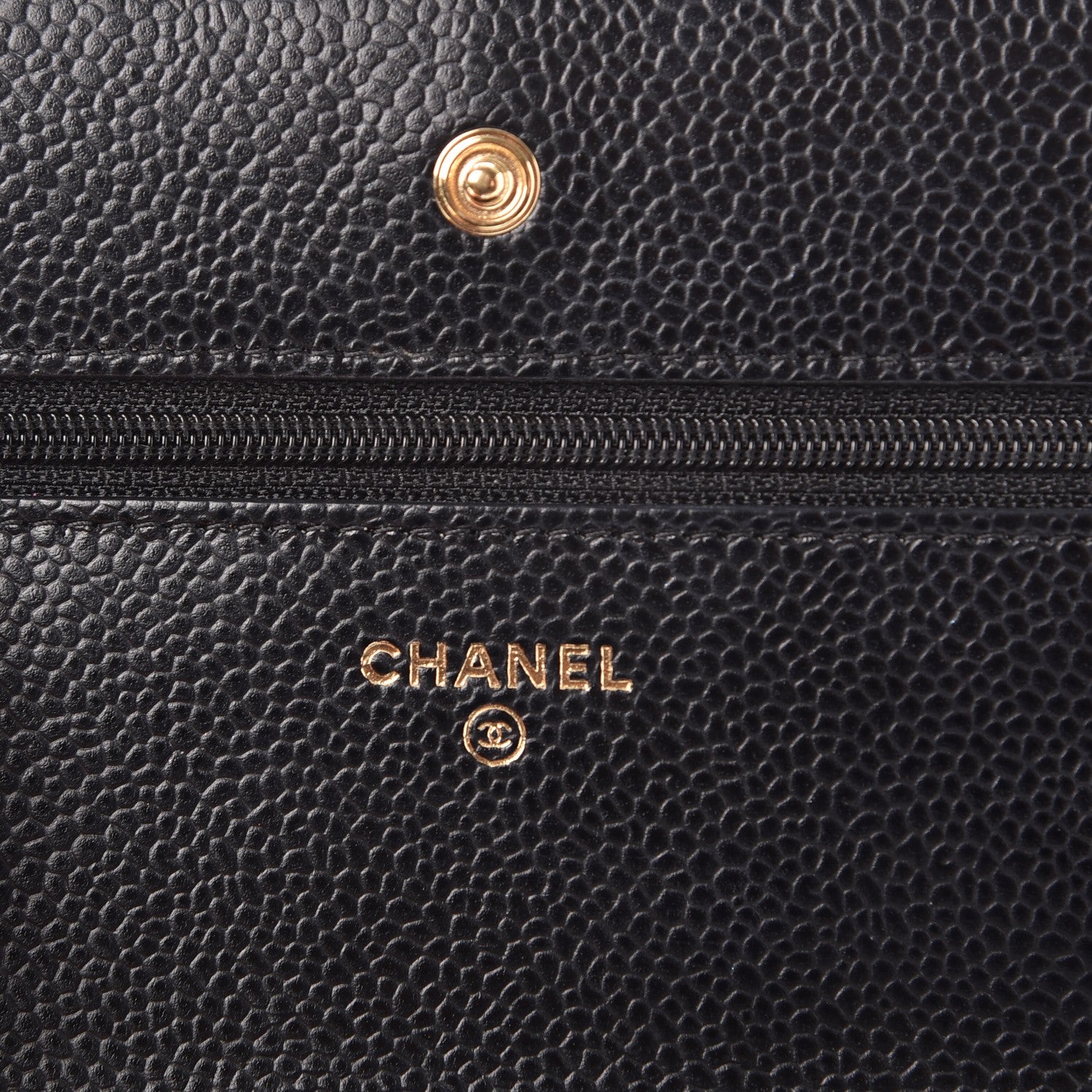 Chanel Caviar Quilted Wallet On Chain WOC Black 6 of 9