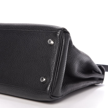 Hermes Taurillon Clemence Kelly Retourne 28 Black 7 of 10