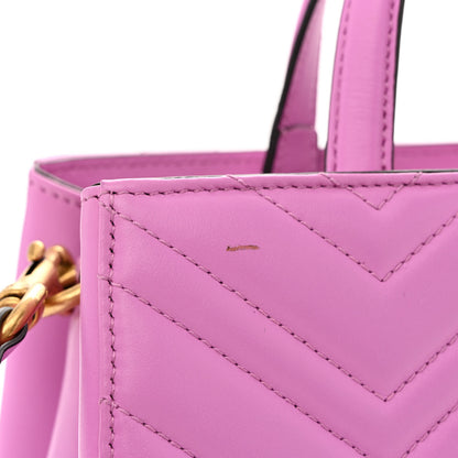 Gucci Calfskin Matelasse Small GG Marmont Tote Candy Mousse 12 of 12