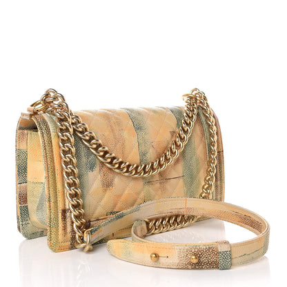 Chanel Painted Caviar Medium Boy In Cuba Flap Multicolor 3 of 10
