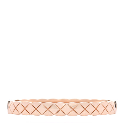 Chanel 18K Beige Gold Coco Crush Bangle Bracelet XS 1 of 5