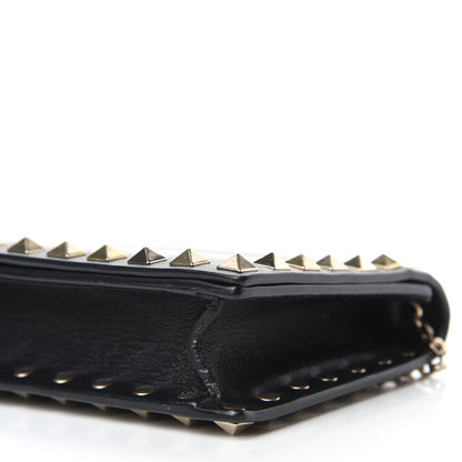 Valentino Garavani Vitello Chain Crossbody Bag Black 7 of 9