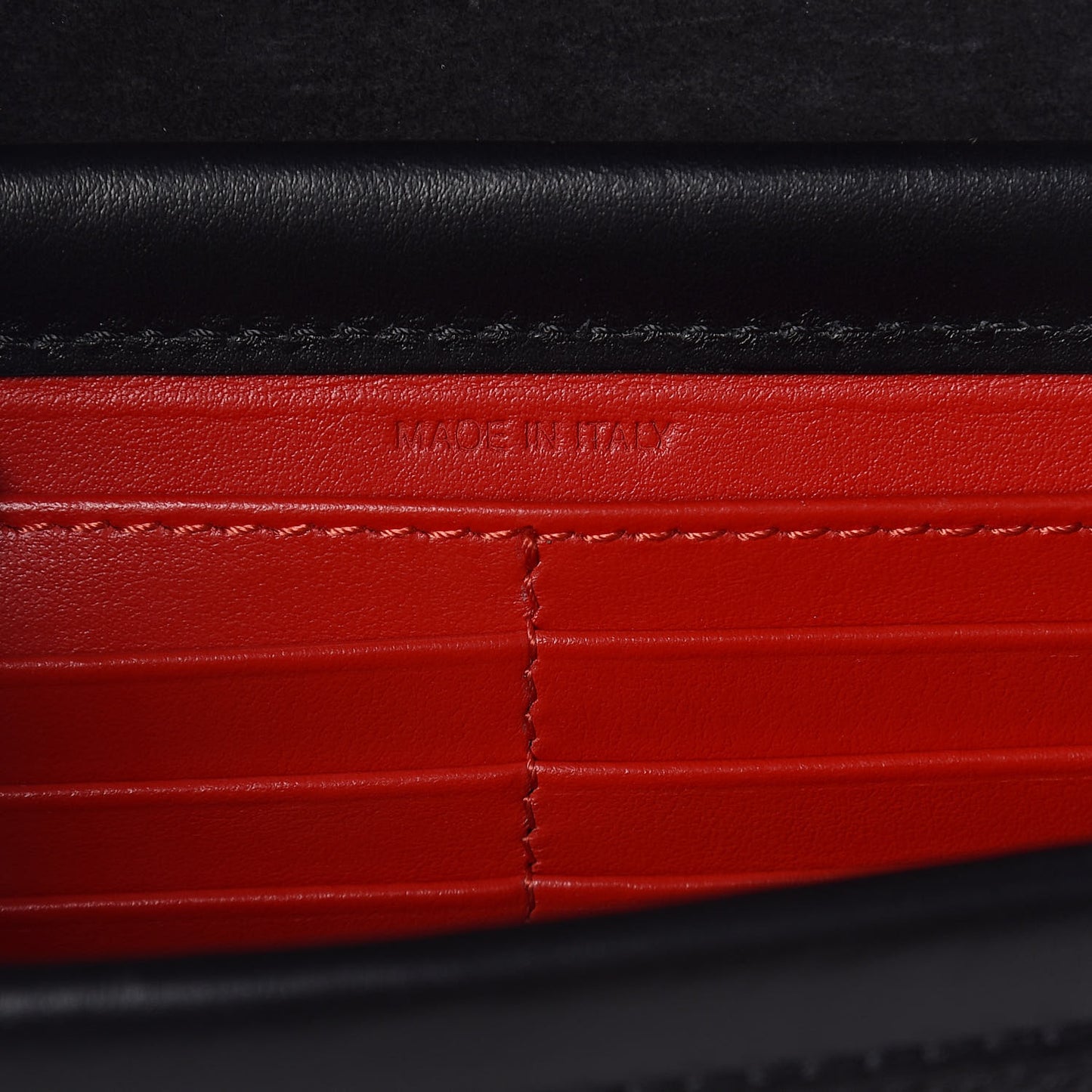 Calfskin Love RubyLou Clutch Black