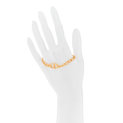 Christian Dior Metal Petit CD Chain Bracelet Gold 2 of 4