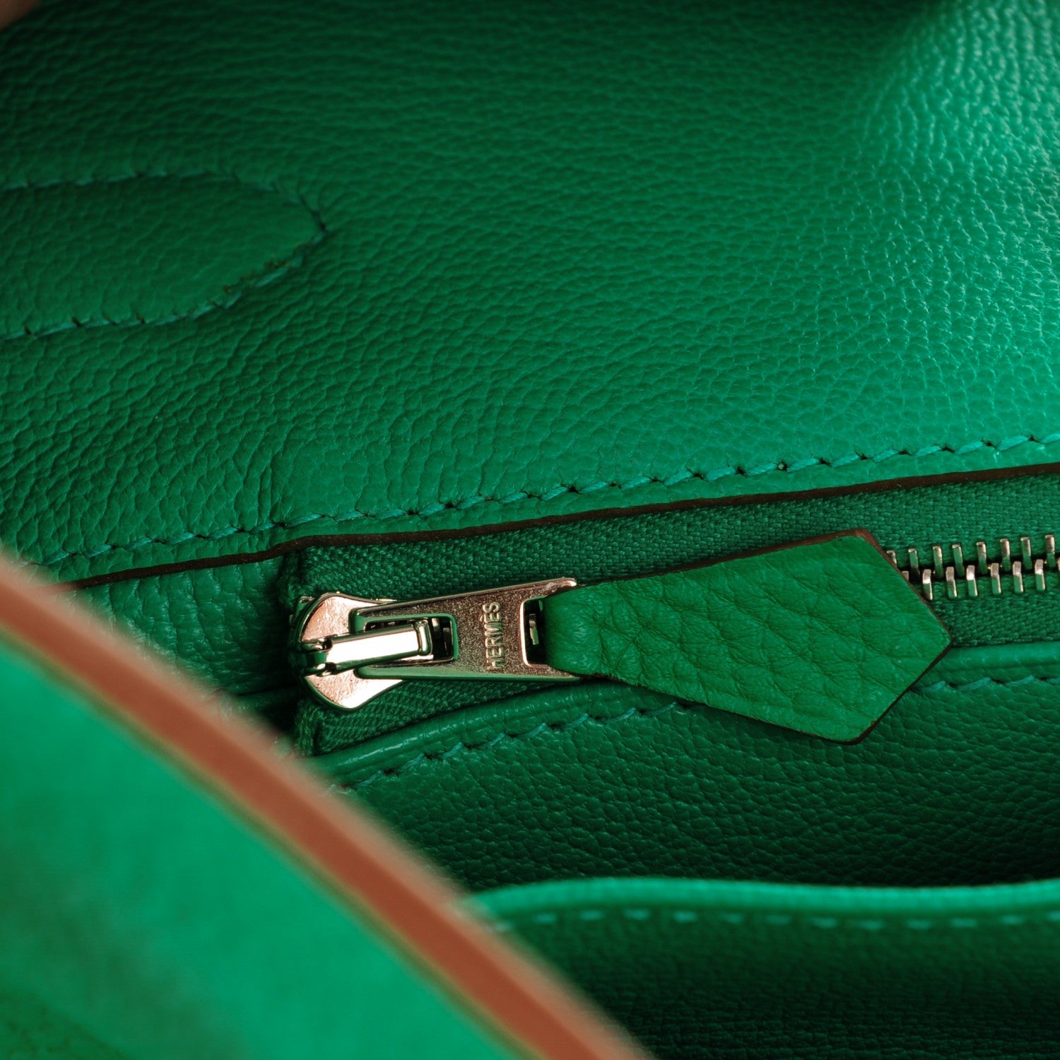 Hermes Taurillon Clemence Birkin 35 Menthe 24 of 28