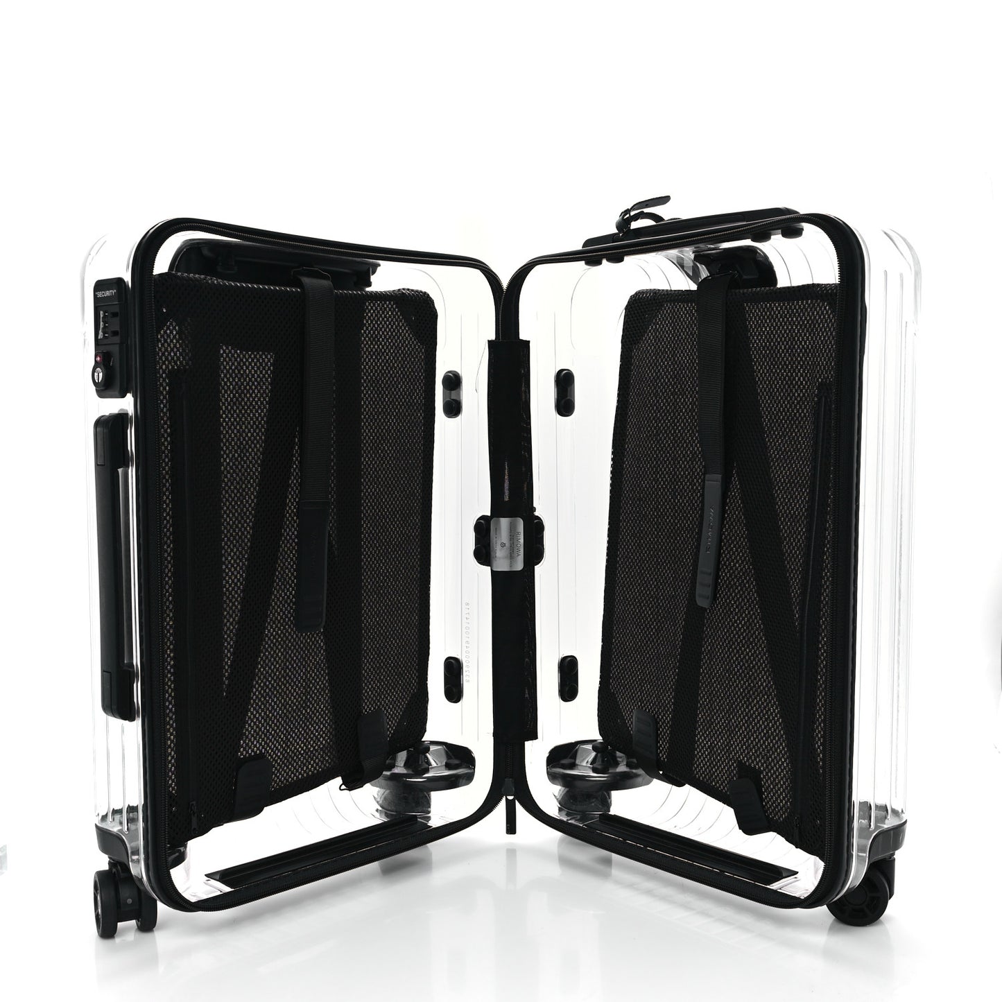 X RIMOWA Polycarbonate Luggage Transparent