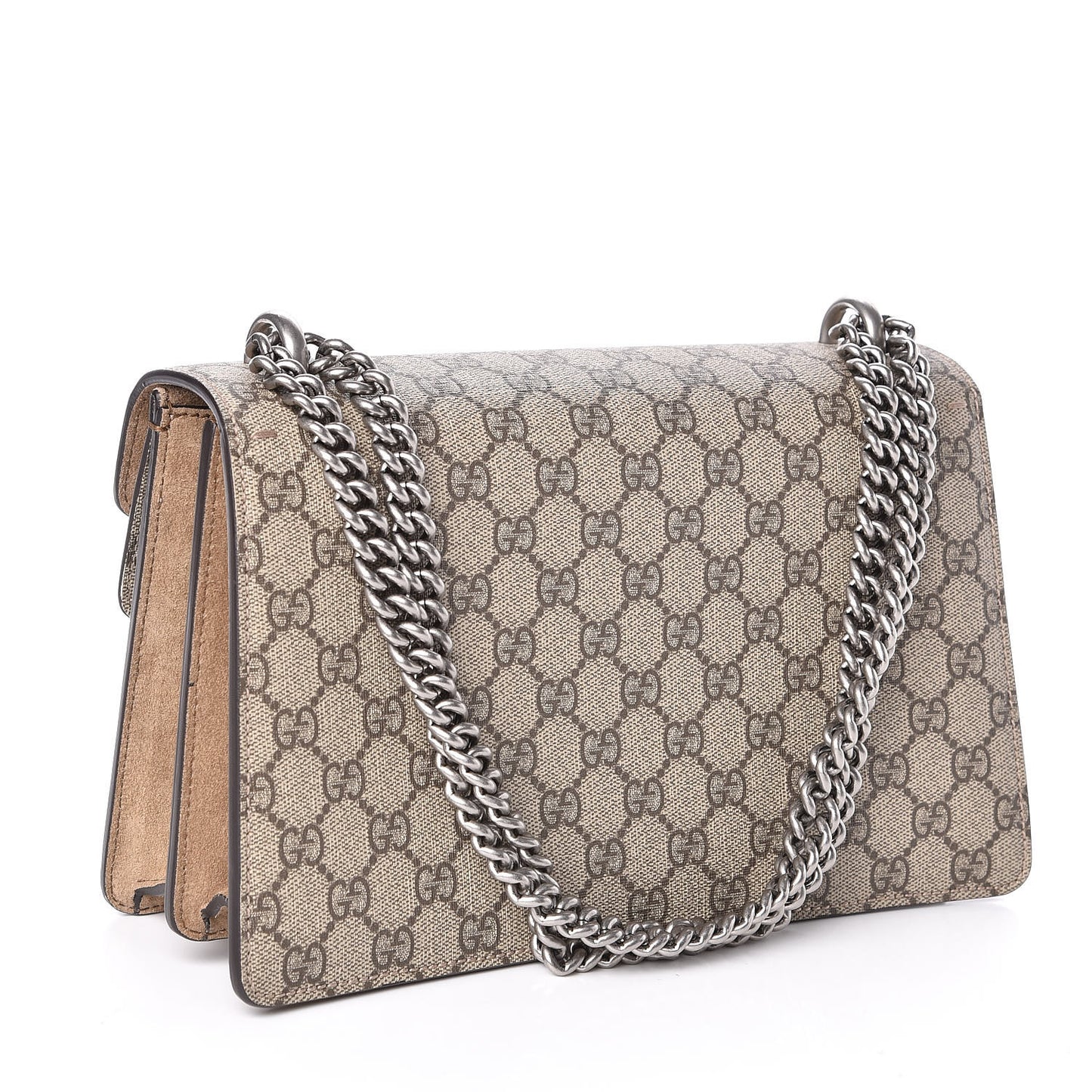GG Supreme Monogram Small Dionysus Shoulder Bag Taupe