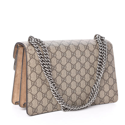 Gucci GG Supreme Monogram Small Dionysus Shoulder Bag Taupe 3 of 13