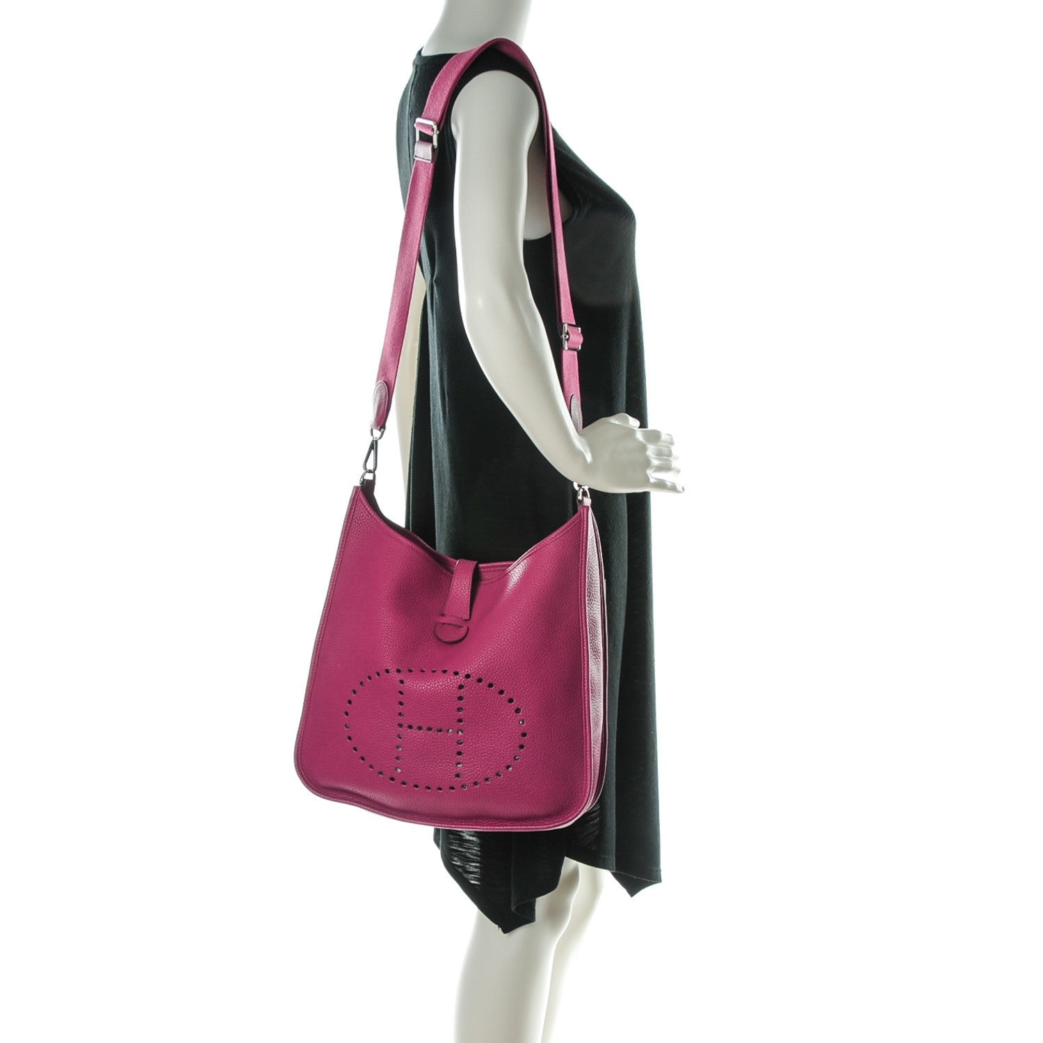 Hermes Taurillon Clemence Evelyne III GM Tosca 2 of 7