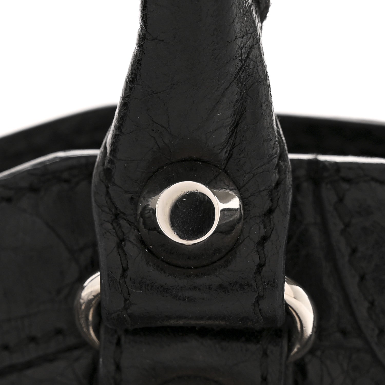 Balenciaga Agneau Classic Silver Hardware Mini City Black 14 of 14