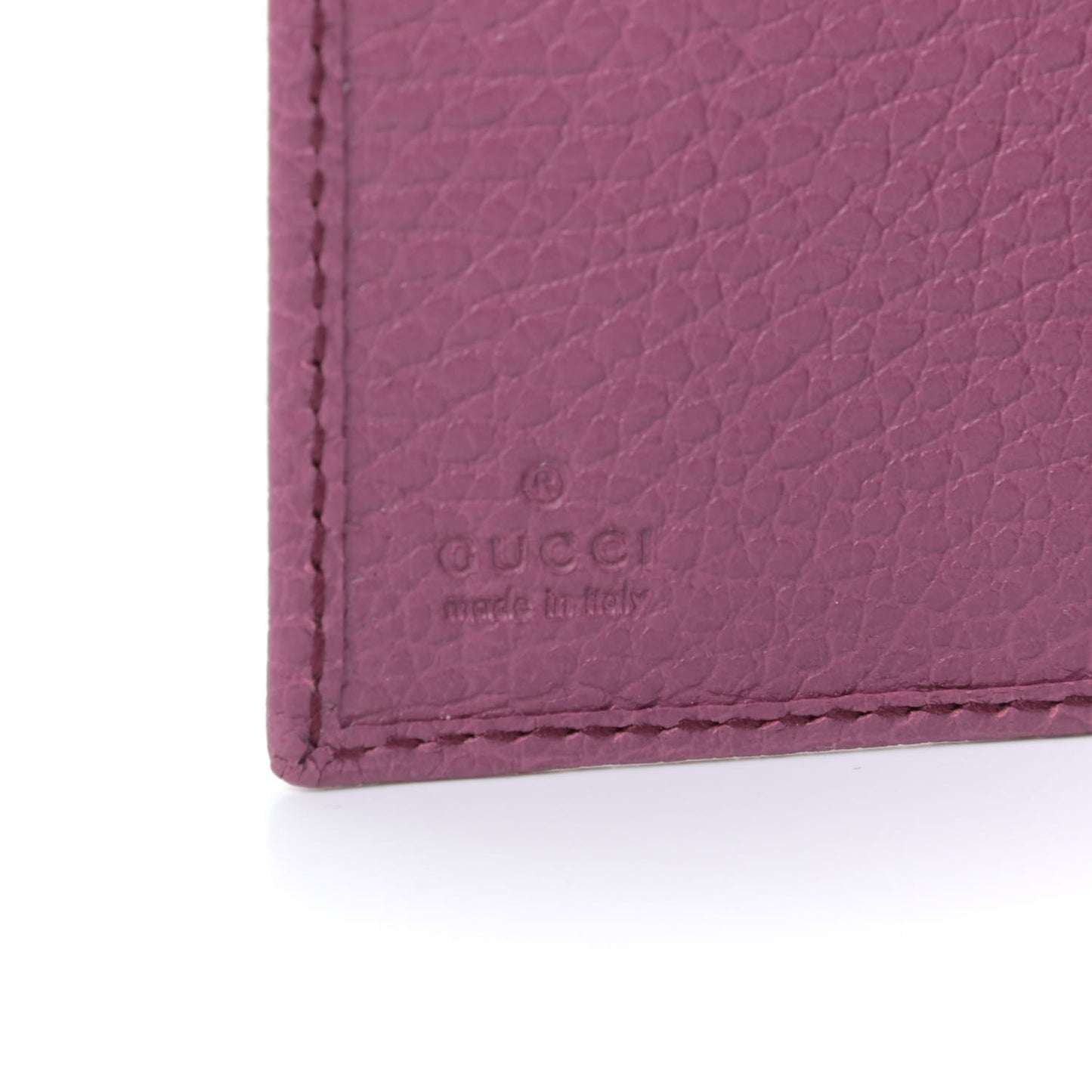 Dollar Calfskin Swing Train Pass Card Case Peonia Flower