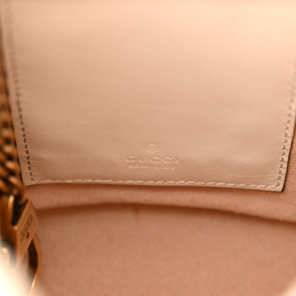 Gucci Calfskin Matelasse Mini GG Marmont 2.0 Bucket Bag White 6 of 14