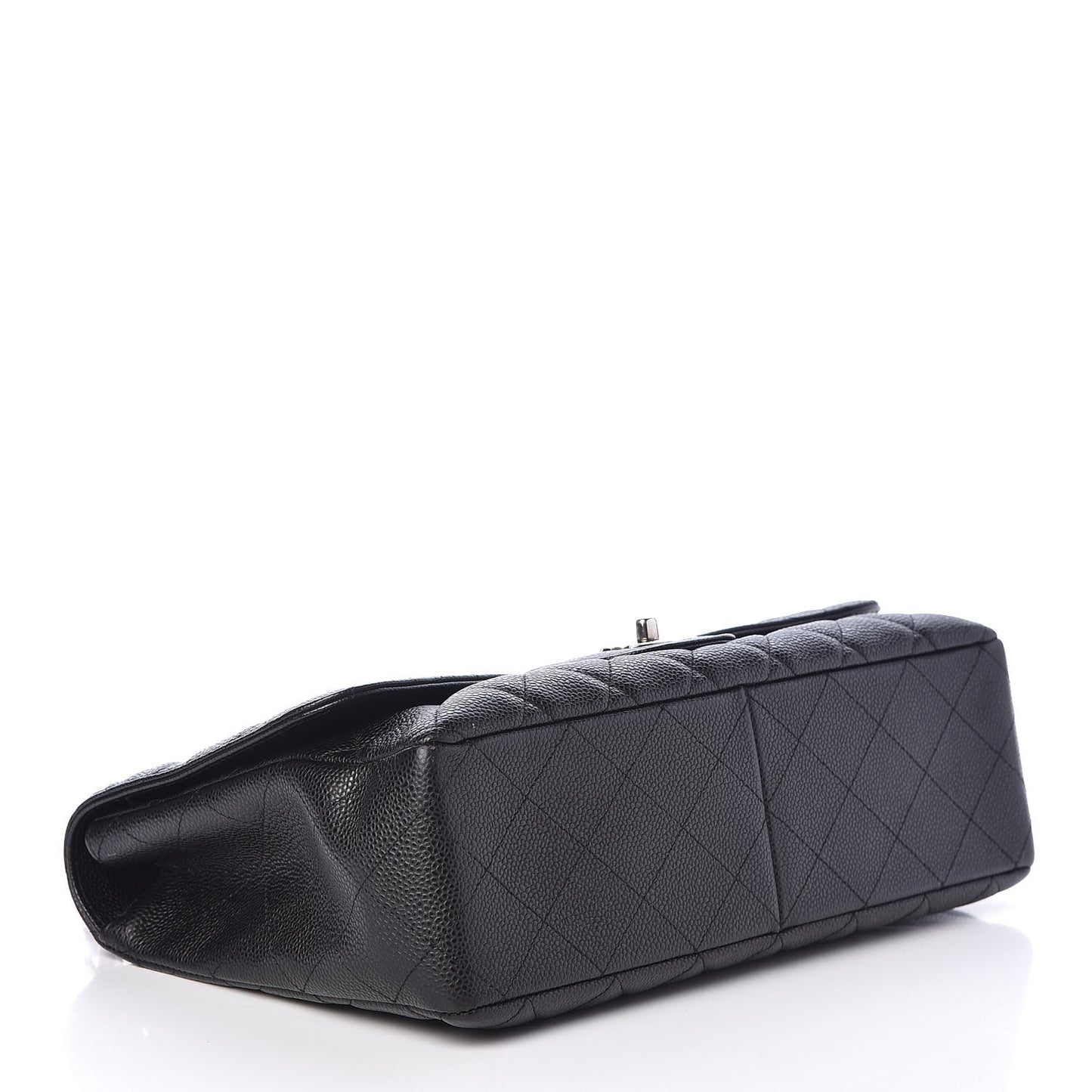 Caviar Quilted Jumbo Single Flap Black