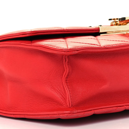 Chanel Lambskin Quilted Large Golden Class Flap Red 9 of 11
