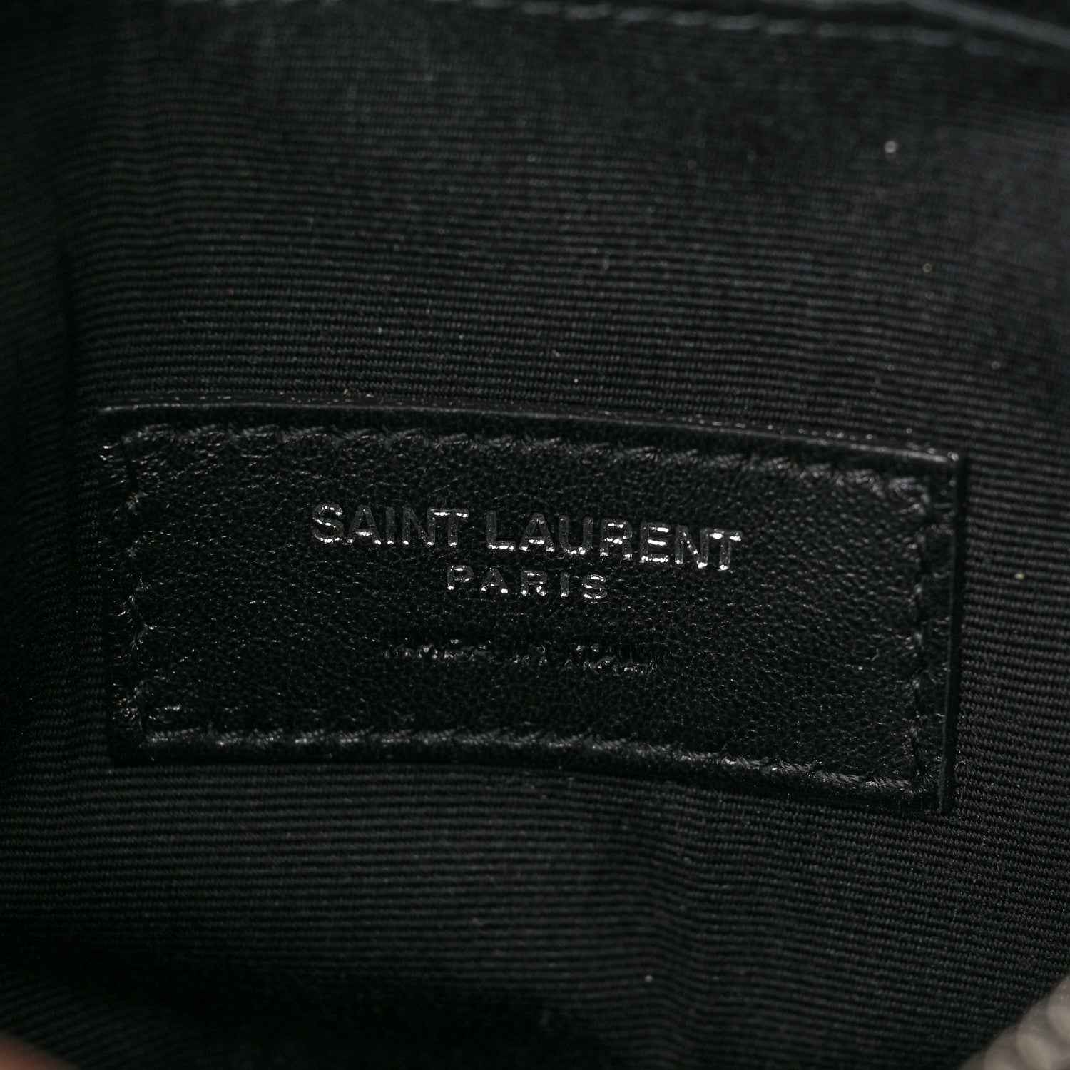 Saint Laurent Patent Grain De Poudre Matelasse Chevron Monogram Bill Pouch Neon Pink 6 of 6