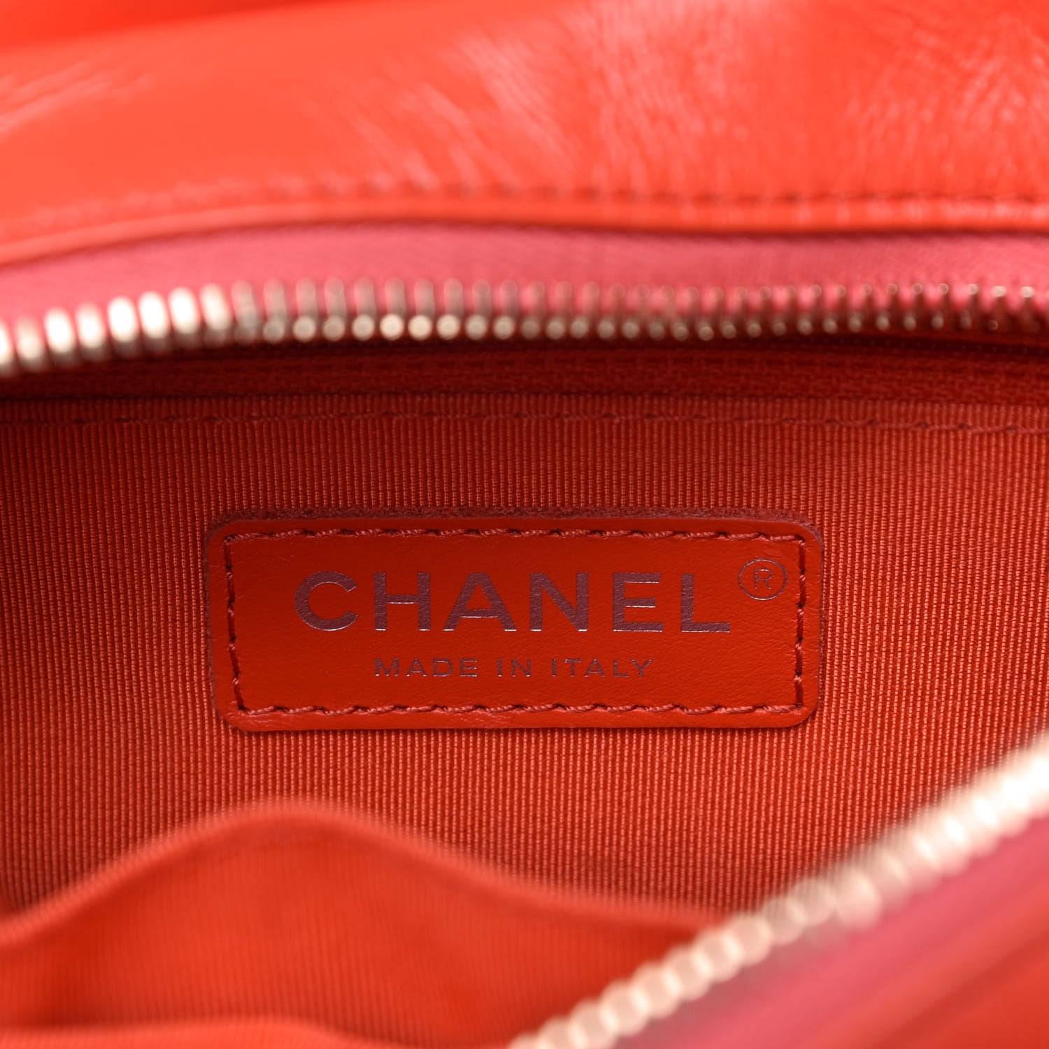 Chanel Aged Calfskin Quilted Small Gabrielle Hobo Red 8 of 9