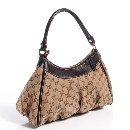 Gucci Monogram Small D Gold Hobo Brown 3 of 9