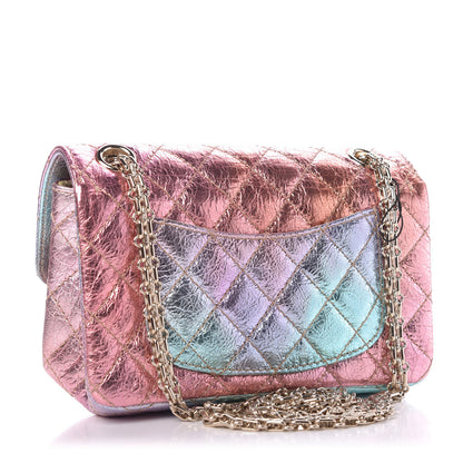 Chanel Metallic Goatskin Quilted Mini 2.55 Reissue Flap Multicolor 3 of 10