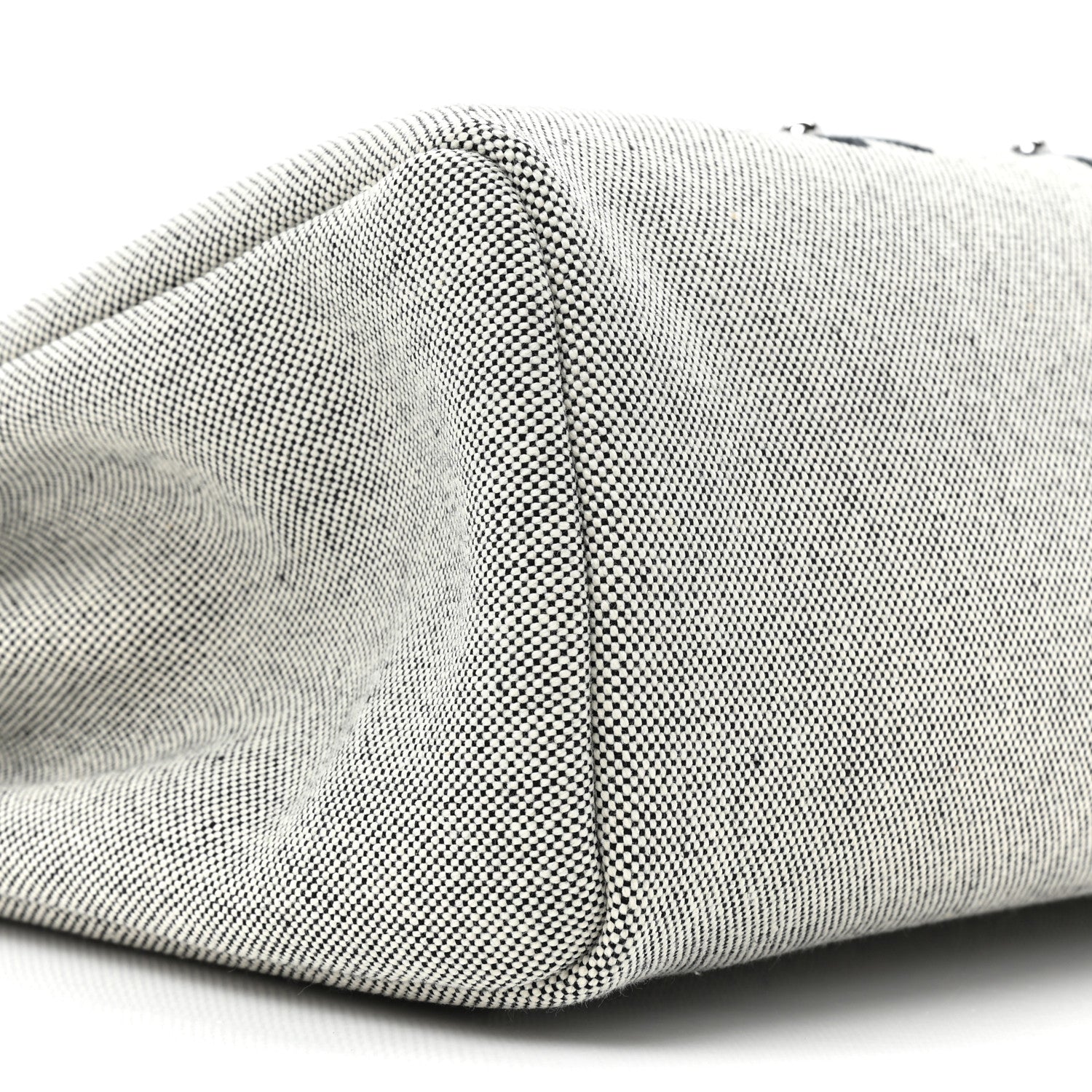 Hermes H Plume Canvas Vache Hunter Circuit Rider Hobnailed Herbag Zip Retourne 31 PM Black Ecru 10 of 11