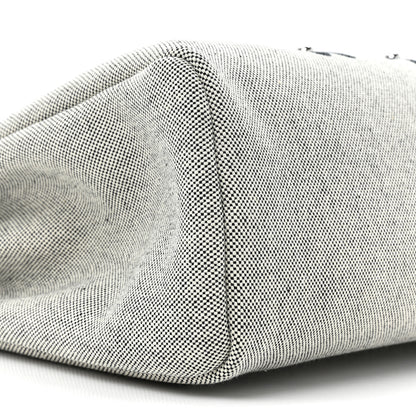 Hermes H Plume Canvas Vache Hunter Circuit Rider Hobnailed Herbag Zip Retourne 31 PM Black Ecru 10 of 11