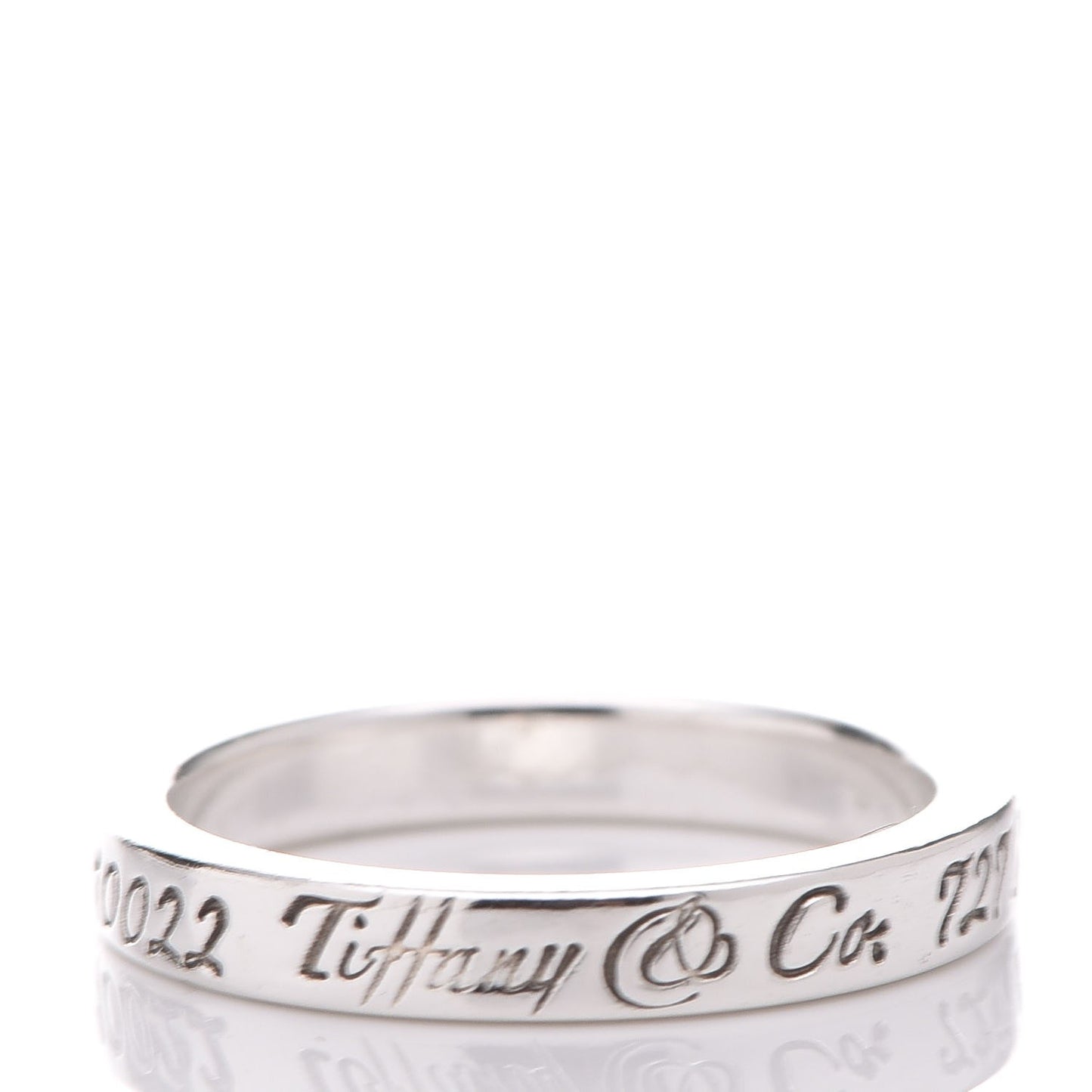 Sterling Silver Notes Narrow Ring 48 4.25