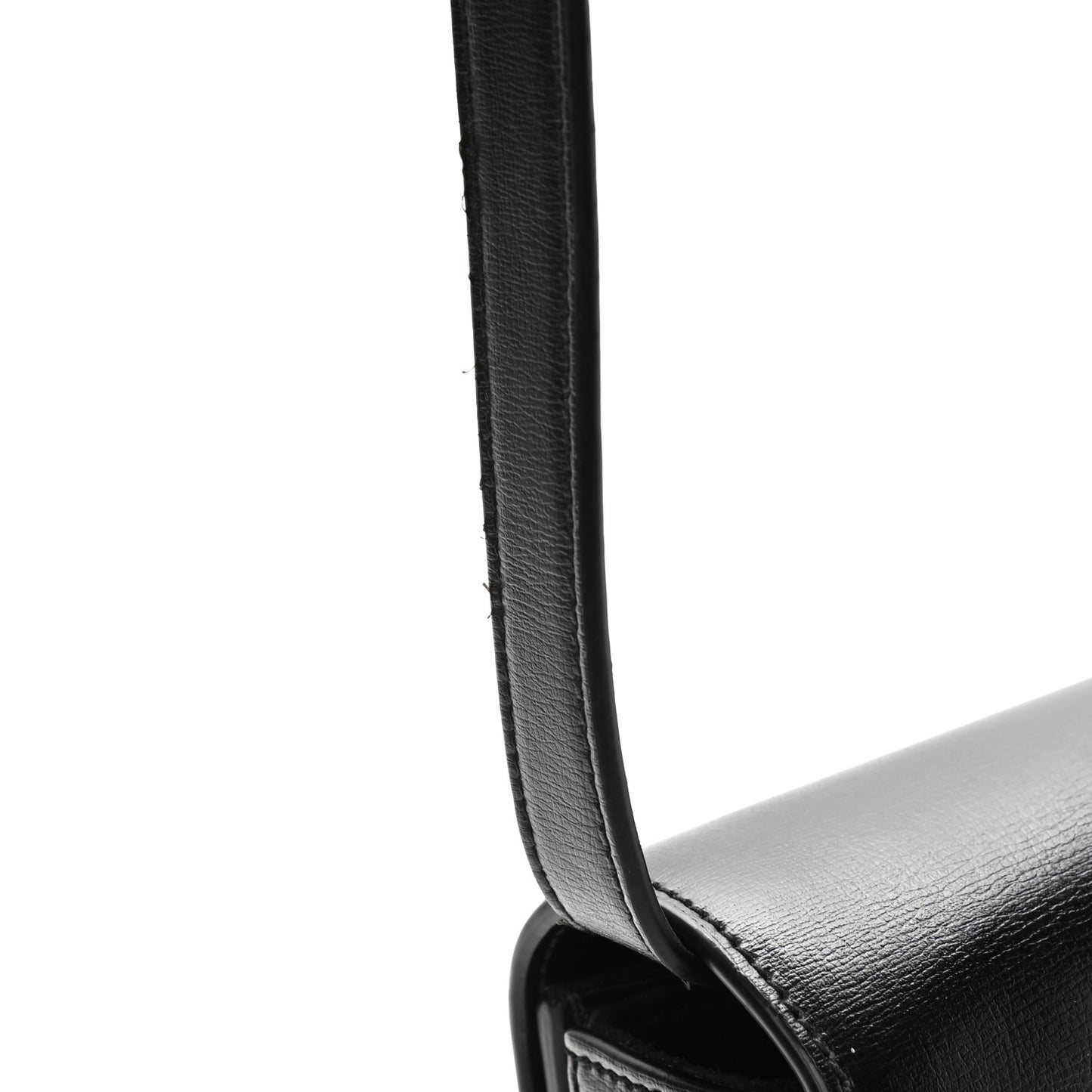 Smooth Calfskin Suede Medium Bellechasse Black Dark Green