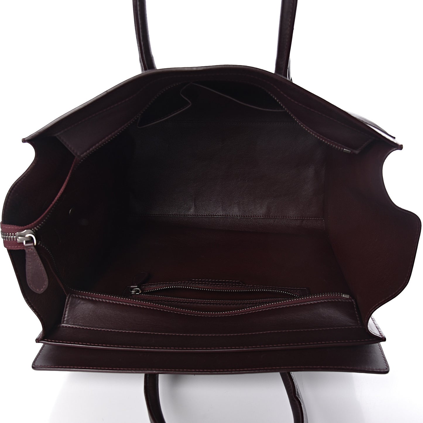Smooth Calfskin Mini Luggage Burgundy