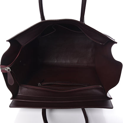 Celine Smooth Calfskin Mini Luggage Burgundy 5 of 9