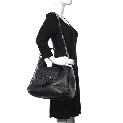 Gucci Guccissima Medium Emily Hobo Black 2 of 18
