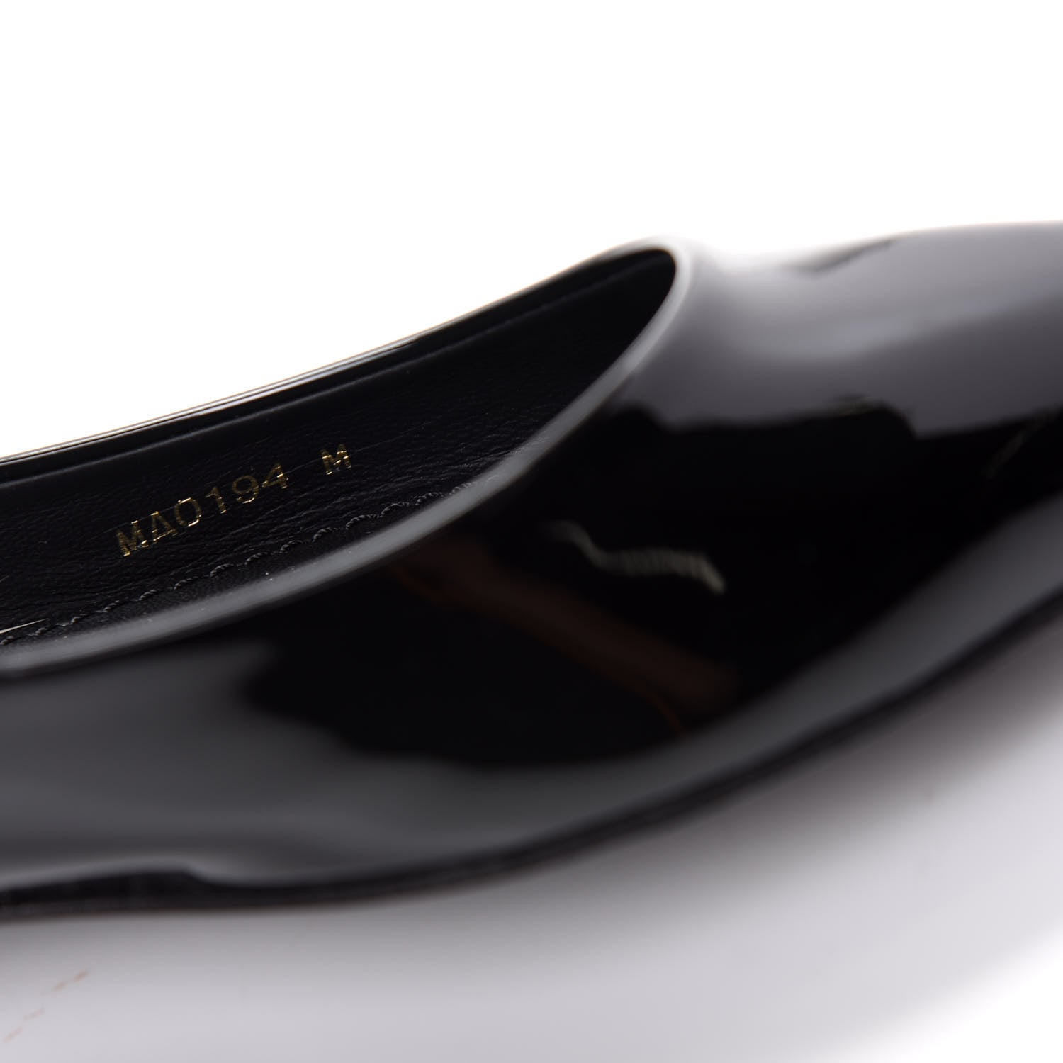 Louis Vuitton Patent Calfskin Eyeline Ballerina Flats 38 Black 10 of 10