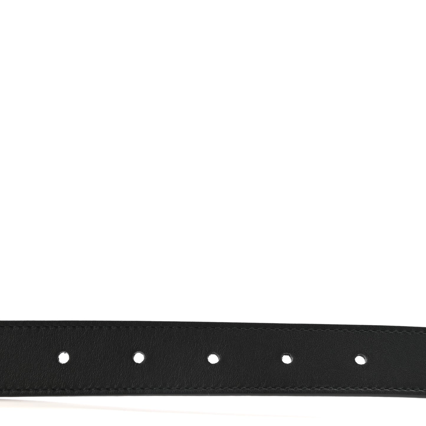 Moon Calfskin Torchon Double G 25mm Belt 85 34 Black