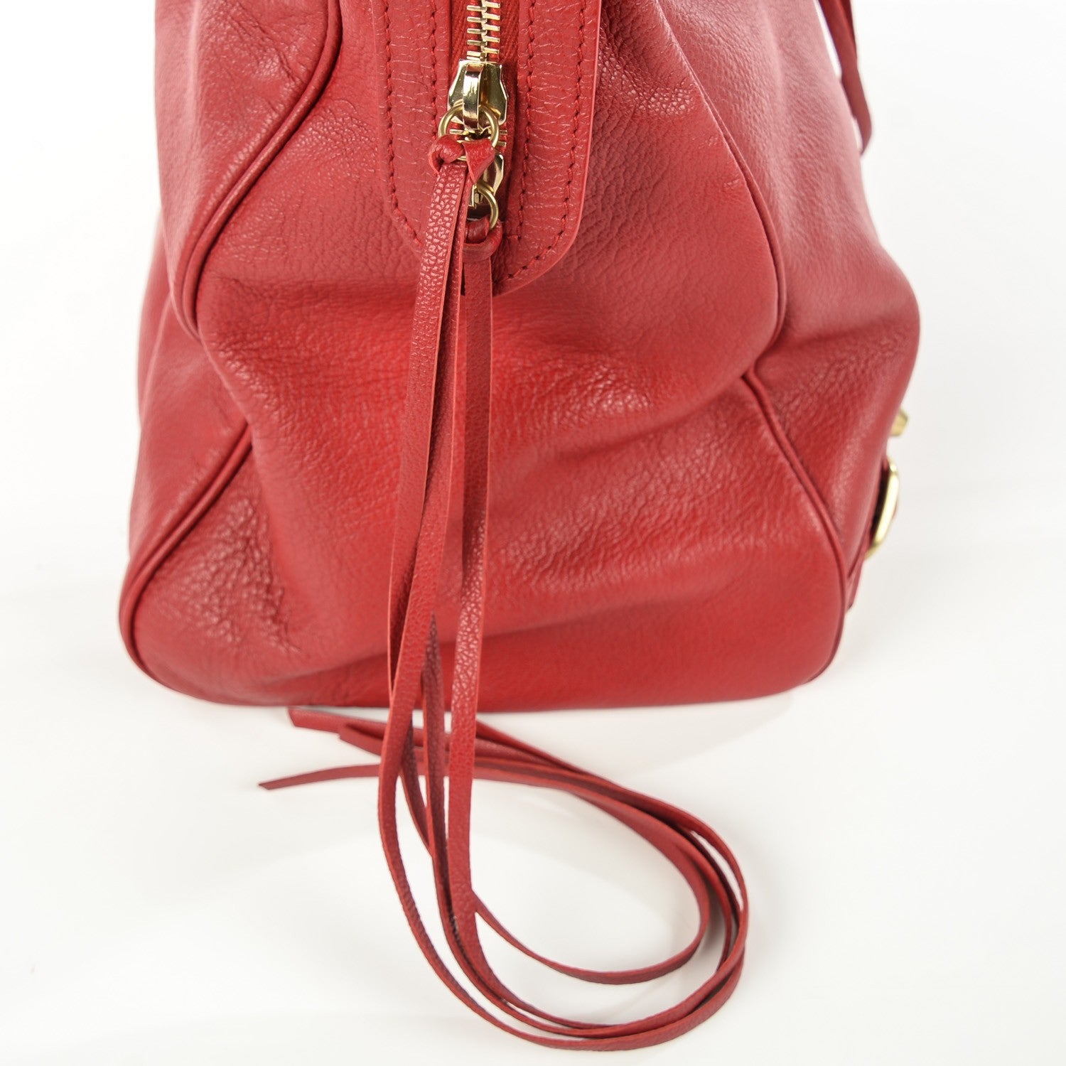 Balenciaga Sugar Goatskin Classic Gold Hardware Velo Rouge Rouge Coquelicot 9 of 15
