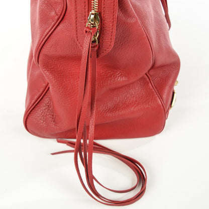 Balenciaga Sugar Goatskin Classic Gold Hardware Velo Rouge Rouge Coquelicot 9 of 15