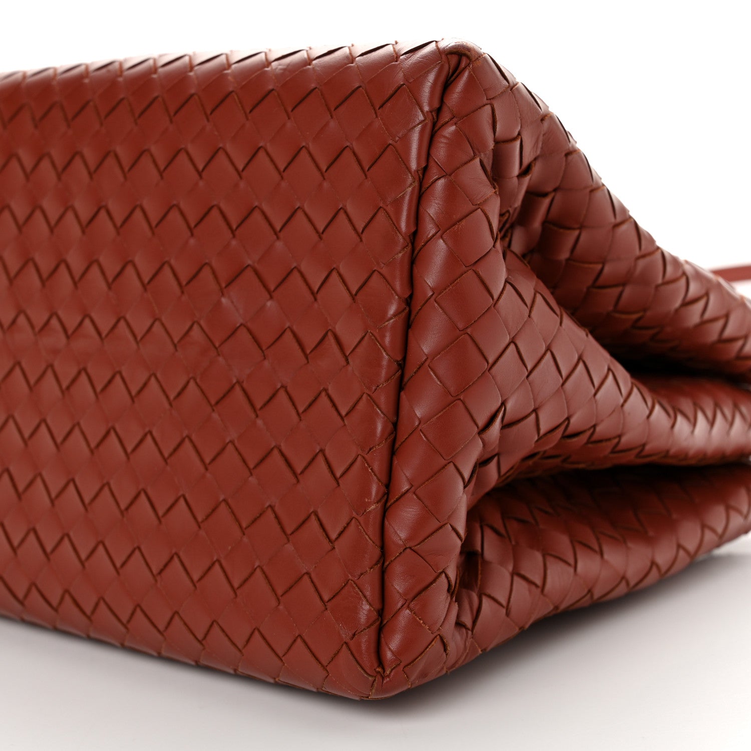 Bottega Veneta Nappa Intrecciato Small Roma Tote Red 10 of 11