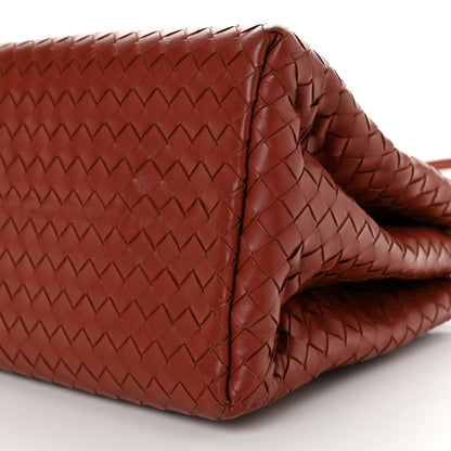 Bottega Veneta Nappa Intrecciato Small Roma Tote Red 10 of 11