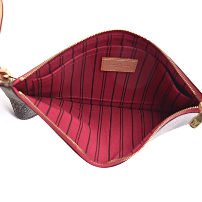 Louis Vuitton Monogram Neverfull MM GM Pochette Pivoine 5 of 9