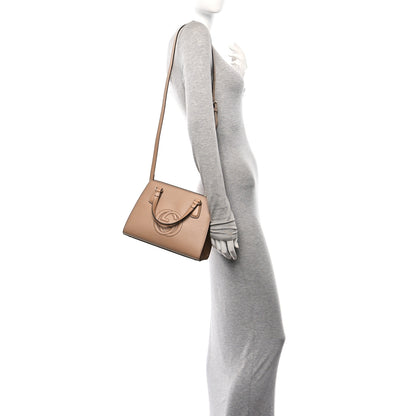 Gucci Dollar Calfskin Medium Soho Top Handle Satchel Camelia 2 of 10