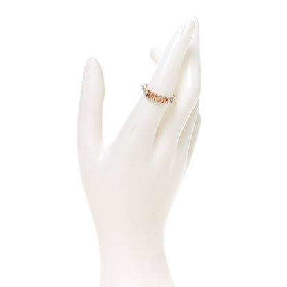 Christian Dior Metal Crystal DIO(R)EVOLUTION Ring 54 7 Gold 2 of 4