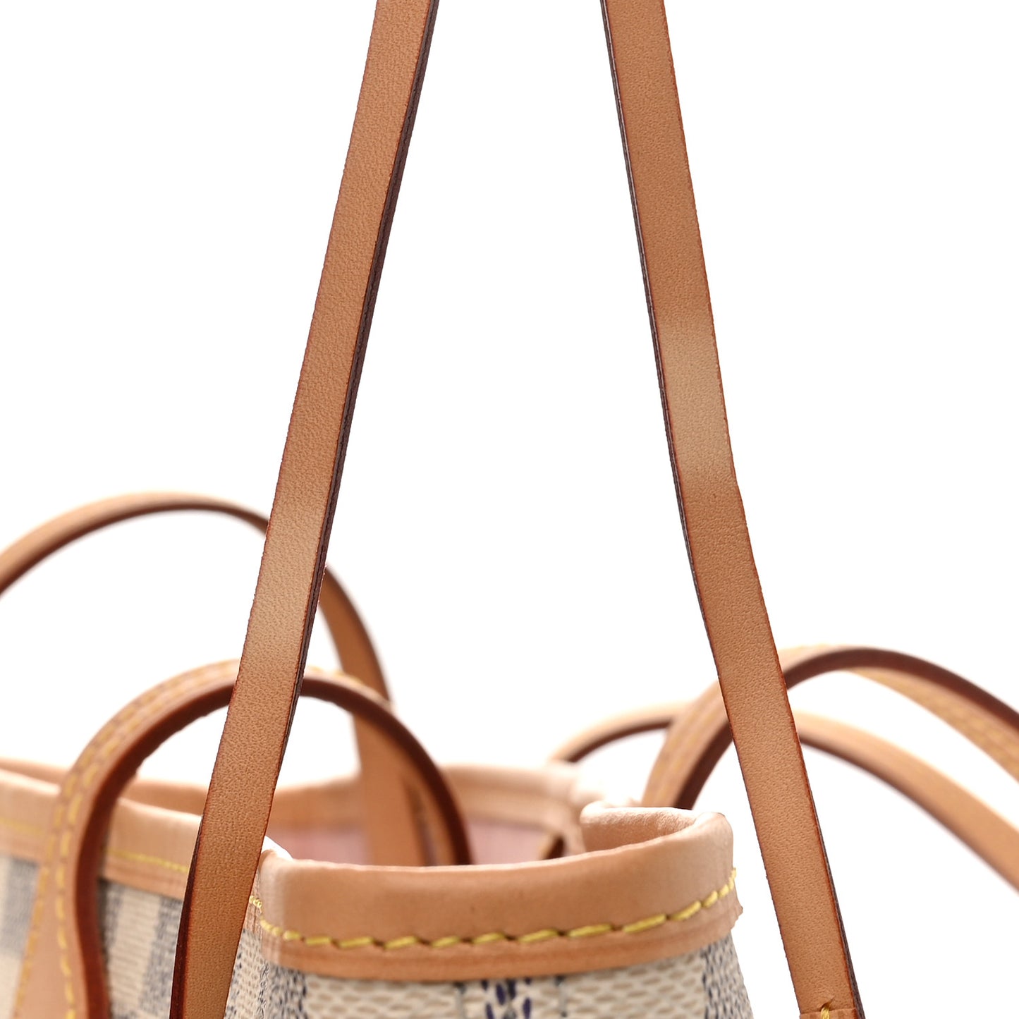 Damier Azur Neo Neverfull MM Rose Ballerine