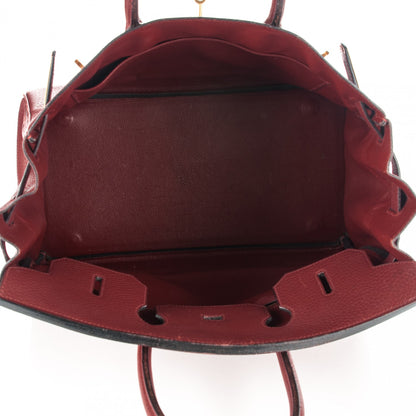 Hermes Chevre de Coromandel Birkin 35 Rouge H 5 of 12